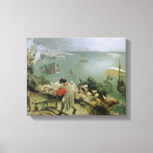 Pieter Bruegel the Elder - Landscape Fall Icarus Canvastryck