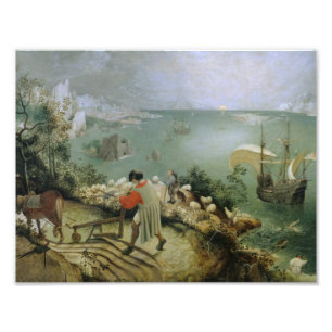 Pieter Bruegel the Elder - Landscape Fall Icarus Fototryck