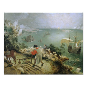 Pieter Bruegel the Elder - Landscape Fall Icarus Fototryck