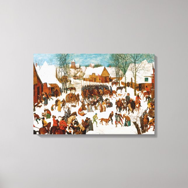 Pieter Bruegel the Elder-Massacre of the Innocent Canvastryck (Framsida)