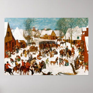 Pieter Bruegel the Elder-Massacre of the Innocent Poster