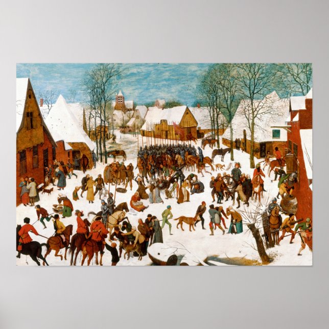 Pieter Bruegel the Elder-Massacre of the Innocent Poster (Framsidan)