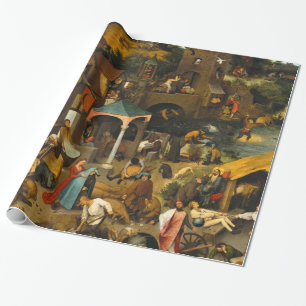Pieter Bruegel the Elder - The Dutch Proverbs Presentpapper