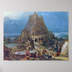 Pieter Bruegel the Elder - Torn of Babel Poster