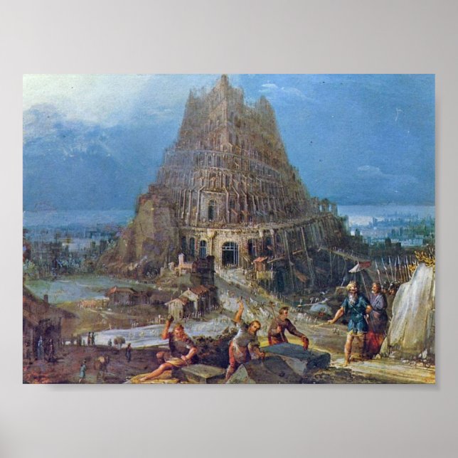Pieter Bruegel the Elder - Torn of Babel Poster (Framsidan)