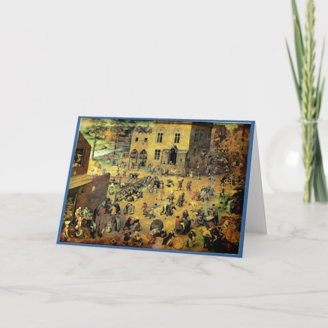 Pieter Bruegels "barns lekar" - 1560 Kort (Framsida)