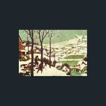 Pieter Bruegel's Hunters in the Snö - 1565 Canvastryck<br><div class="desc">Pieter Bruegels säsonger eller månader, cykel/serie. En klassisk teckning i norra Renaissancen som har blivit offentlig och som ger underbara gåvor och andra produkter. Alla konst, Vintage konst, klassiska mästerverk och andra mästerverk i antiken här på mästerverk har noggrant redigerats och placerats på produkter för att ge bästa möjliga resultat....</div>