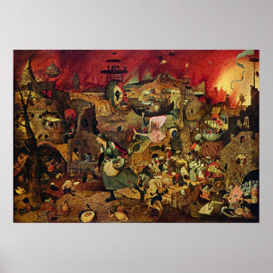 Pieter Bruegels Mad Meg (Dulle Griet) (nr 1563) Poster