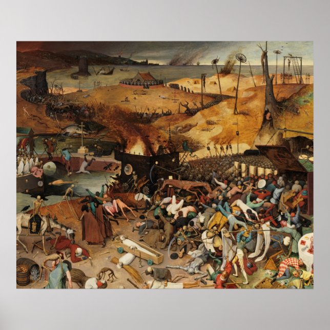 Pieter Brueghel el Viejo el triunfo de la muerte Poster (Framsidan)