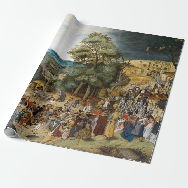 Pieter Brueghel Kristus som bär kor Presentpapper (Utrullad)
