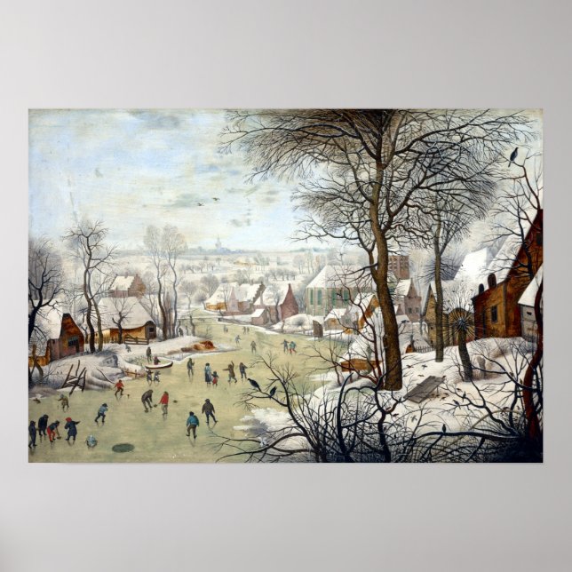 Pieter Brueghel the Younger Winter Ligcape Poster (Framsidan)