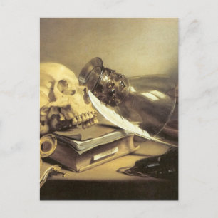 Pieter Claesz Vanitas still Life Vykort