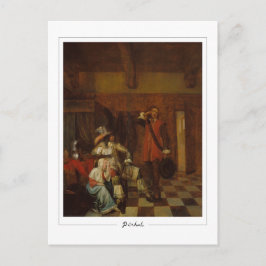 Pieter de Hooch #10 - Finkonstkort Vykort