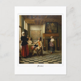 Pieter de Hooch #118 - vykort för konst