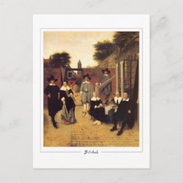 Pieter de Hooch #143 - Finkonstkort Vykort
