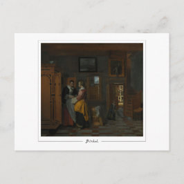Pieter de Hooch #3 - Finkonstkort Vykort