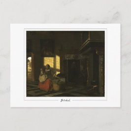 Pieter de Hooch #45 - Finkonstkort Vykort