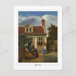 Pieter de Hooch #59 - Finkonstkort Vykort