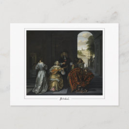 Pieter de Hooch #74 - Finkonstkort Vykort
