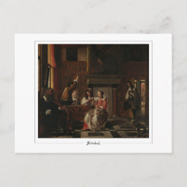 Pieter de Hooch #76 - Finkonstkort Vykort