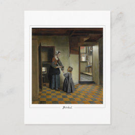 Pieter de Hooch #81 - Finkonstkort Vykort