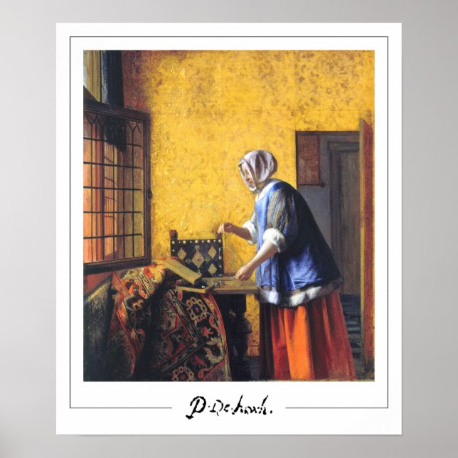 Pieter de Hooch Zedign Art Poster #26 (Framsidan)