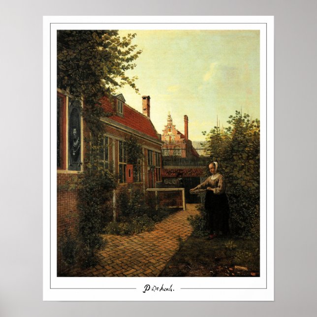 Pieter de Hooch Zedign Art Poster #5 (Framsidan)