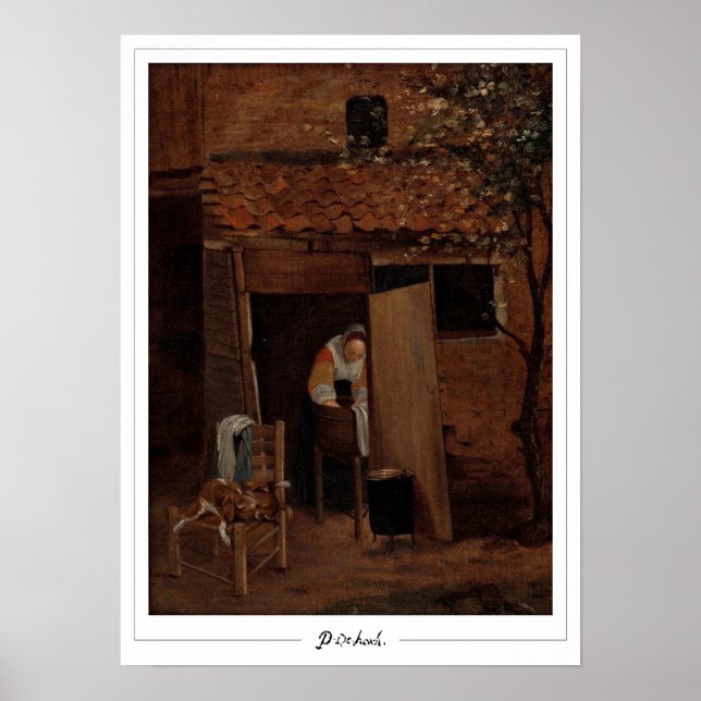 Pieter de Hooch Zedign Art Poster #61 (Framsidan)