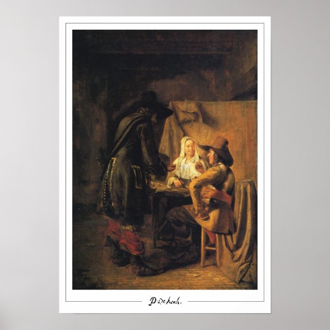 Pieter de Hooch Zedign Art Poster #77 (Framsidan)
