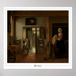 Pieter de Hooch Zedign Art Poster #90