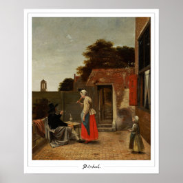 Pieter de Hooch Zedign Art Poster nr 112