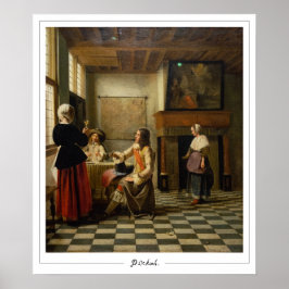 Pieter de Hooch Zedign Art Poster nr 118
