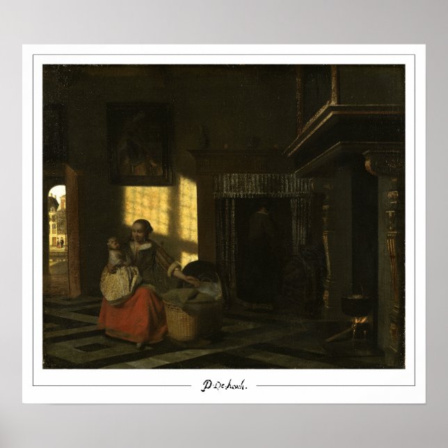 Pieter de Hooch Zedign Art Poster nr 45 (Framsidan)