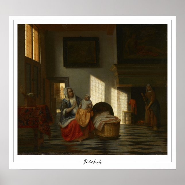 Pieter de Hooch Zedign Art Poster nr 56 (Framsidan)