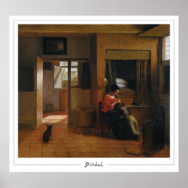 Pieter de Hooch Zedign konstaffisch #111 Poster (Framsidan)