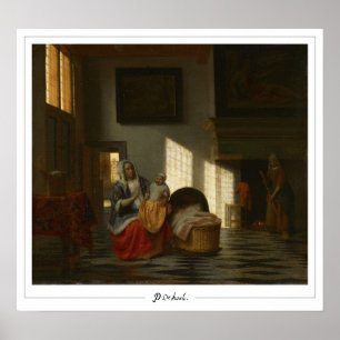 Pieter de Hooch Zedign konstaffisch #56 Poster