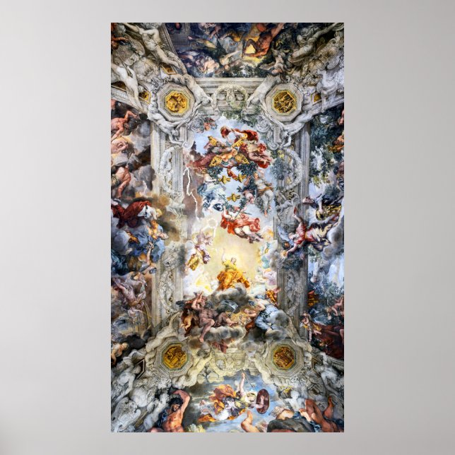 Pietro da Cortona – Triumph of Divine Providence Poster (Framsidan)
