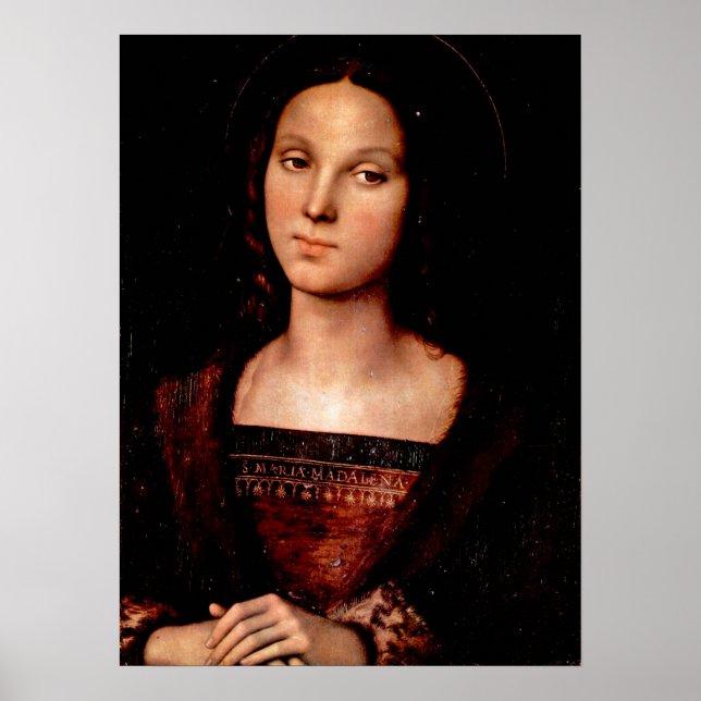 Pietro Perugino - St Mary Magdalene Poster (Framsidan)