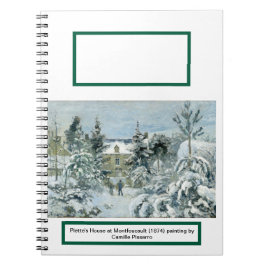 Piettes hus i Montfoucault-landskapet Anteckningsbok