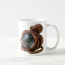 Pieuvre fonds marins kaffemugg