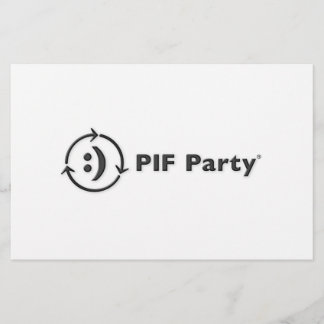 PIF Party-anteckningskort