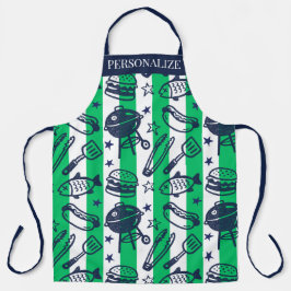Piffig fader grillningsmönster – BBQ Doodles (rand