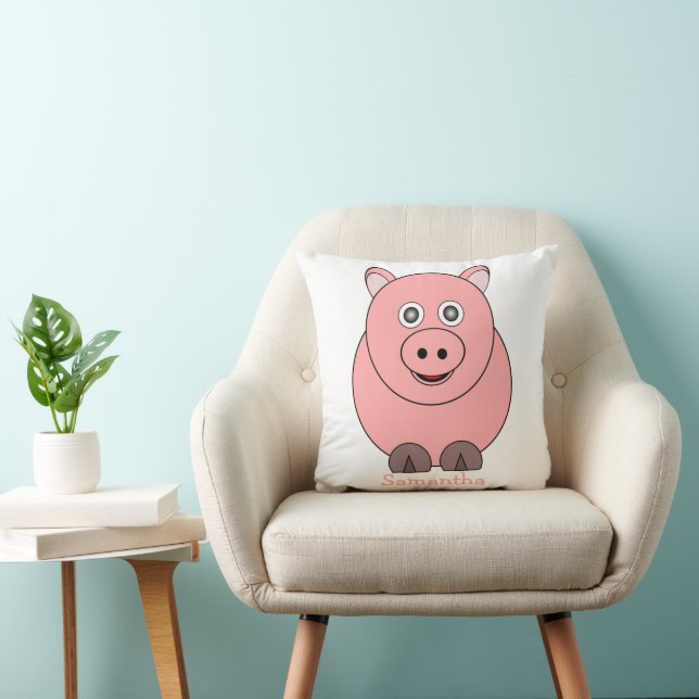 Pig Design Personalised Kudde (Stol)