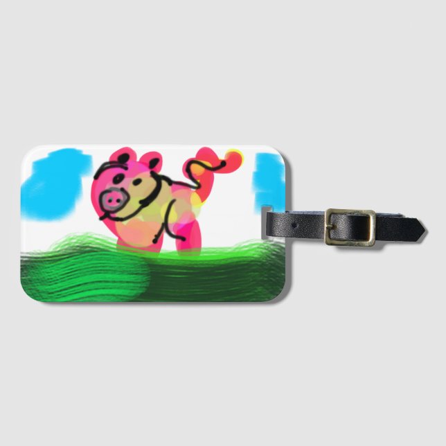 Pig spring  bagagebricka (Framsida horisontal)