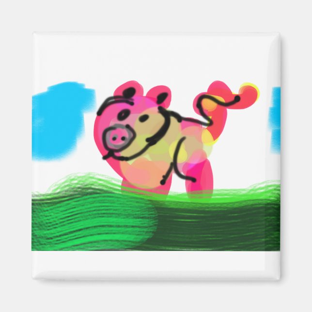 Pig spring  magnet (Framsidan)