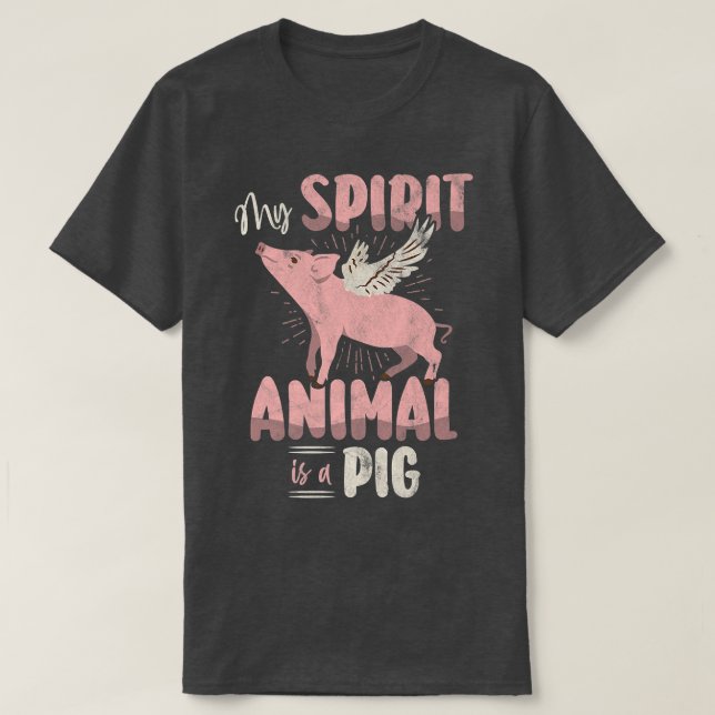 Pig Tshirts For Men Women Piggy Swine Pink Piggy P (Design framsida)