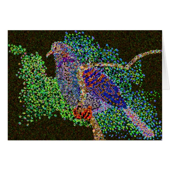 Pigeon 2 hälsningskort (Framsidan Horizontal)