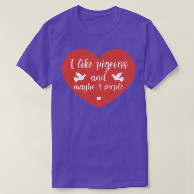 Pigeon Bird 14 T Shirt (Design framsida)