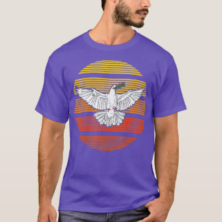 Pigeon Bird Älskare Gift Vintage Retro Pigeon T Shirt