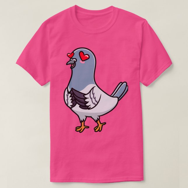 Pigeon Bird Columbidae Emoticon Pigeon 3 T Shirt (Design framsida)